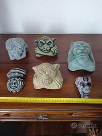 Sei Gargoyle, riproduzioni di figure antiche