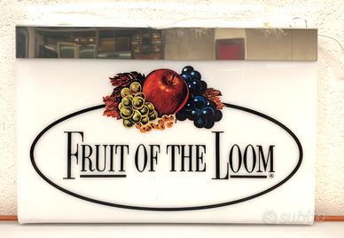 Insegna Luminosa Fruit of the Loom - NOS anni 80