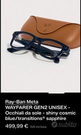 Occhiali con videocamera integrata