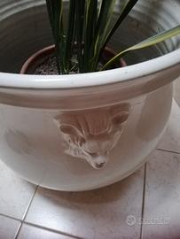 Portavaso grande ceramica artigianale