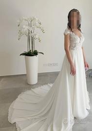 Abito sposa artigianale 