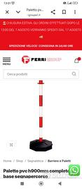 paletti con base