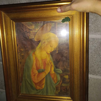 Quadro Riproduzione Madonna Rinascimentale