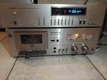 Lotto Vintage Pioneer TX-710 + Technics M6 - Perfe