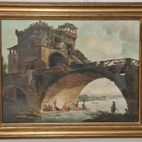 Quadro paesaggio riproduzione