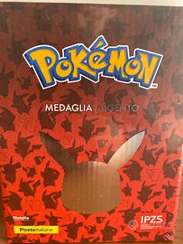 Medaglia Argento Pokemon Filatelia PosteItaliane
