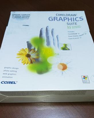 CorelDRAW Graphics Suite 11 confezione originale