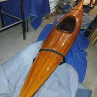 Canoa kayak in legno