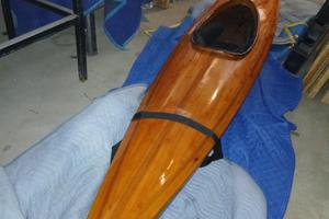 Canoa kayak in legno