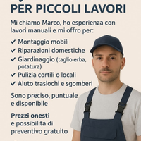 Operaio tutto fare, giardiniere