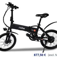 Bici elettrica pieghevole i-bike i-fold 20"