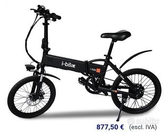 Bici elettrica pieghevole i-bike i-fold 20"