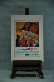 Stampa Pubblicitaria Vespa anni 60'