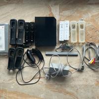 nintendo wii + balance board + 2 comandi + giochi