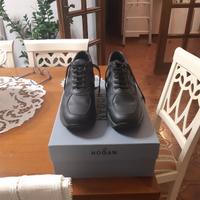 SCARPE HOGAN INTERACTIVE IN PELLE COLORE NERO