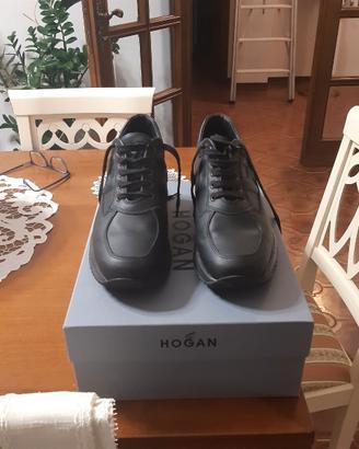 SCARPE HOGAN INTERACTIVE IN PELLE COLORE NERO