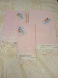 TRIS DI SALVIETTE x BAGNO