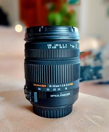 lente Sigma DC 18-50 mm 1:2.8-4.5 HSM per Canon