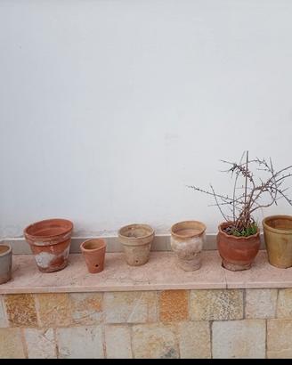 N 8 vasi in terracotta 