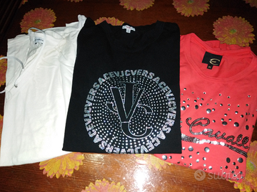 Tris di t shirt griffate