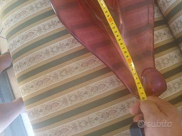 grande centrotavola 58 cm in cristallo murano