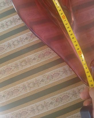 grande centrotavola 58 cm in cristallo murano