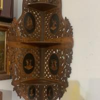 Angoliera antica intarsio Sorrentino