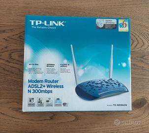 Modem Router ADSL2+ Wireless TP-LINK N300 TD-W8960