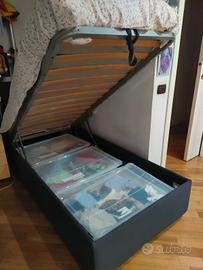 Letto singolo contenitore