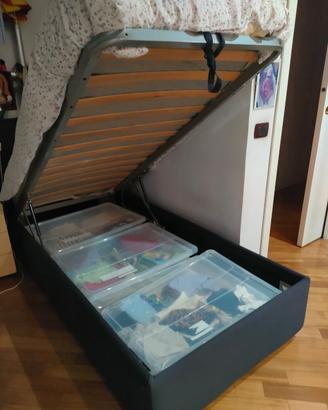 Letto singolo contenitore