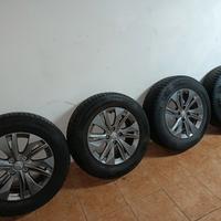 Cerchi in lega originali Peugeot+gomme 