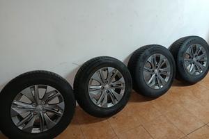 Cerchi in lega originali Peugeot+gomme 