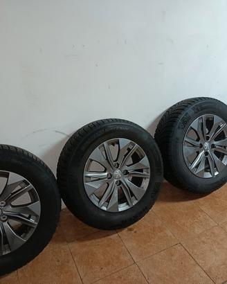 Cerchi in lega originali Peugeot+gomme 