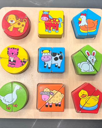 Gioco Puzzle legno