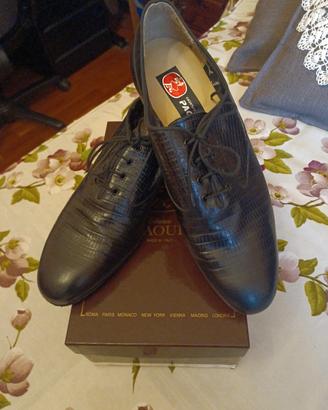 scarpe da ballo in vitello stampato tg45