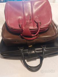 Valigie in cuoio anni ’60 / '70