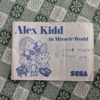 Manuale Istruzioni - Alex Kidd - Sega Master Syste