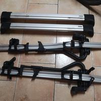 Porta bici più barre tetto thule. 