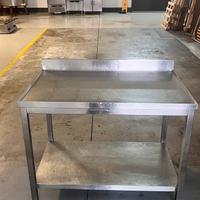 Tavolo banco acciaio professionale 110x70x87