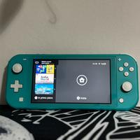 nintendo switch lite turchese + custodia zelda