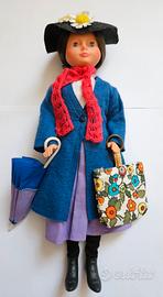 Bambola Mary Poppins vintage originale Ratti 1965