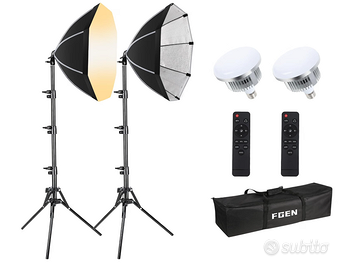 Set completo per riprese video "content creator"