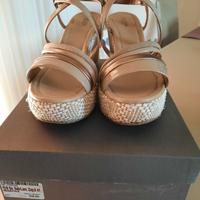 Sandali con zeppa Nero Giardini n.41