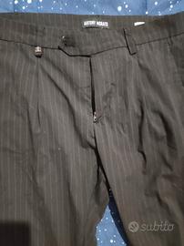 Pantaloni Uomo Antony Morato Gessati Neri TG M