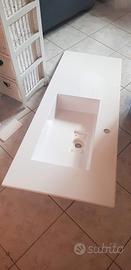 IperCeramica Mensola con Lavabo 140 x51.5 dx