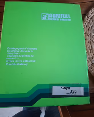 Catalogo ricambi trattore Agrifull Sprint 350
