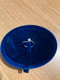 Gioiello anello solitario Recarlo