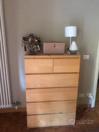 2 Cassettiere Ikea rovere laminato