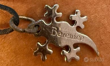 Ciondolo in acciaio argentato