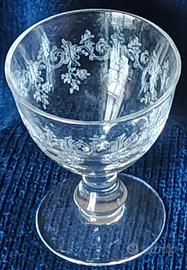 Set 6 bicchieri liquore cristallo mod. Sevigne